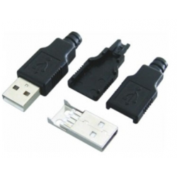 WTYK USB TYP A PROSTE WTYK +OSŁONA