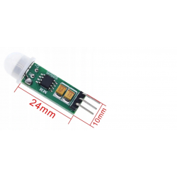 Miniaturowy czujnik ruchu PIR HC-SR505 SB312A do Arduino